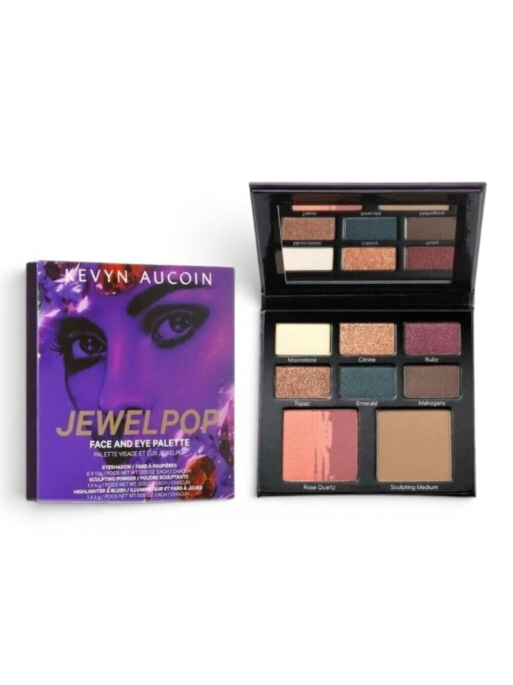 Kevyn Aucoin Jewel Pop Face & Eye Palette limited‑edition New in Box